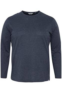 !Solid SDBedon BT Herren Big & Tall Longsleeve Langarmshirt Shirt mit Rundhalsausschnitt, Größe:6XL, Farbe:Insignia Blue Melange (1940101) von !Solid