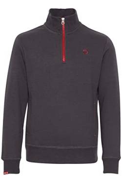 !Solid SDBennTro Ziptroyer Troyer Herren Sweatshirt Pullover Sweater, Größe:XXL, Farbe:MED Grey M (798254) von !Solid
