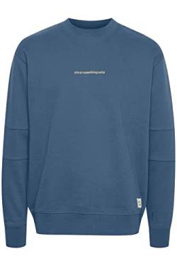 !Solid SDDarton Herren Sweatshirt Pullover Pulli Rundhalsausschnitt O-Neck mit Print Oversize, Größe:2XL, Farbe:Ensign Blue (194026) von !Solid