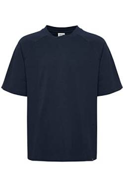 !Solid SDEyad Herren T-Shirt Kurzarm Shirt Basic mit Raglanärmel kleine Stickerei im Nacken Überschnittene Schultern Oversize Fit, Größe:L, Farbe:Insignia Blue (194010) von !Solid