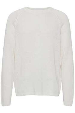 !Solid SDFabio Herren Strickpullover aus Leinenmix Feinstrick Pullover Pulli mit Rundhalsausschnitt Leichter Sommer-Strick, Größe:M, Farbe:Off White (114201) von !Solid