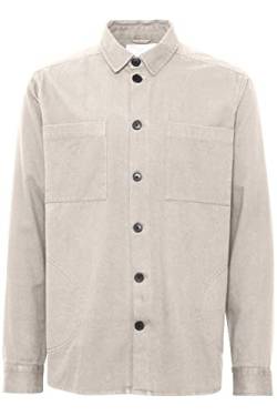!Solid SDFidel Overshirt Herren Freizeithemd Hemd Überhemd Hemdjacke Unifarben Brusttaschen Hochwertige Baumwoll-Qualität, Größe:L, Farbe:Oatmeal (130401) von !Solid