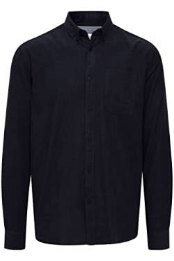 !Solid SDJuan LS Corduroy 21104208 Herren Freizeithemd Hemd Cordhemd mit Brusttasche Knopfleiste Hemdkragen hochwertige Baumwoll-Qualität, Größe:M, Farbe:Insignia Blue (194010) von !Solid