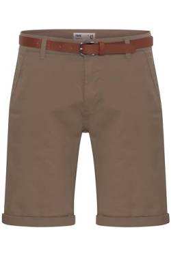 Solid SDMontijo Chino Shorts Bermuda Kurze Hose mit Gürtel und Stretch, Größe:M, Farbe:Shitake Br (5323) von Solid