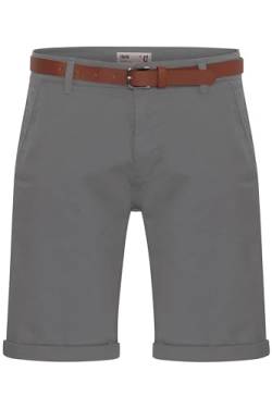 Solid SDMontijo Chino Shorts Bermuda Kurze Hose mit Gürtel und Stretch, Größe:XL, Farbe:Mid Grey (2842) von Solid