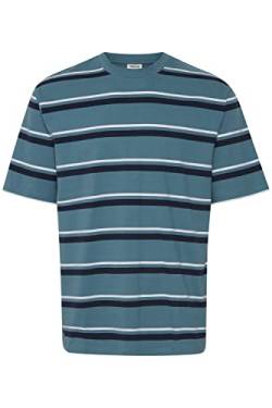 !Solid SDVicente Herren T-Shirt Kurzarm Shirt Basic Rundhals-Ausschnitt Casual Fit Streifen, Größe:M, Farbe:Provincial Blue (184220) von !Solid