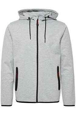 !Solid SDVidit Herren Sweatjacke Kapuzenjacke Hoodie mit Kapuze und Reißverschluss Taschen Regular, Größe:2XL, Farbe:Light Grey Melange (1541011) von !Solid