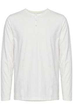 !Solid SDVinton LS Herren Longsleeve Langarmshirt Shirt Henley-Ausschnitt Rundhals hochwertige Baumwoll-Qualität, Größe:L, Farbe:Off White (114201) von !Solid