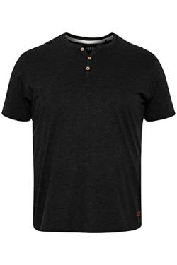 !Solid SDVolker BT Herren Big & Tall T-Shirt Kurzarm Shirt mit Grandad Ausschnitt, Größe:3XL, Farbe:Black (799000) von !Solid