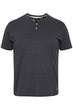 !Solid SDVolker BT Herren Big & Tall T-Shirt Kurzarm Shirt mit Grandad Ausschnitt, Größe:5XL, Farbe:DAR Grey M (798288) von !Solid