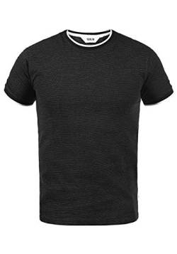 Solid Saul Herren T-Shirt Kurzarm Shirt, Größe:XXL, Farbe:Black (9000) von Solid