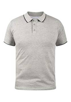 Solid Sava Herren Poloshirt Polohemd T-Shirt mit All-Over-Print, Größe:M, Farbe:Light Grey Melange (8242) von Solid