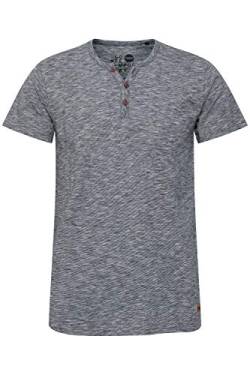 Solid Sigos Herren T-Shirt Kurzarm Shirt Mit Grandad-Ausschnitt Aus 100% Baumwolle, Größe:S, Farbe:Insignia Blue (1991) von Solid
