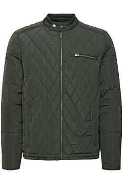 Solid Temmey Herren Steppjacke Übergangsjacke Jacke leicht wattiert mit Stehkragen, Größe:L, Farbe:Deep Forest (196110) von Solid