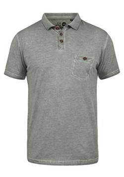 Solid Termann Herren Poloshirt Polohemd T-Shirt Shirt Mit Polokragen Aus 100% Baumwolle, Größe:M, Farbe:Mid Grey (2842) von Solid