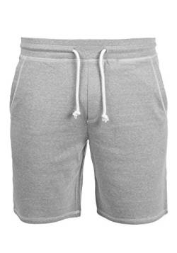 Solid Toljan Herren Sweatshorts Kurze Hose Jogginghose Mit Melierung Und Kordel Regular Fit, Größe:3XL, Farbe:Light Grey Melange (8242) von Solid