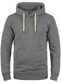 Solid TripHood Herren Kapuzenpullover Hoodie Pullover Mit Kapuze Und Fleece-Innenseite, Größe:L, Farbe:Grey Melange (8236) von Solid