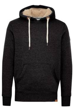 Solid TripHood Pile Herren Kapuzenpullover Hoodie Sweatshirt Mit Teddyfutter Meliert, Größe:L, Farbe:Black Pil (P9000) von Solid