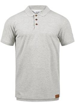 Solid TripPolo Herren Poloshirt Polohemd T-Shirt Shirt Mit Polokragen, Größe:L, Farbe:Light Grey Melange (8242) von Solid