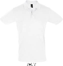 Men´s Polo Shirt Perfect - Farbe: White - Größe: L von Sols