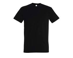Sols 12er Pack s Imperial T-Shirts Übergrößen XS bis 5XL (5XL, Schwarz) von Sols