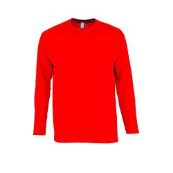 Sols - Langarm T-Shirt Monarch XL,Red von Sols