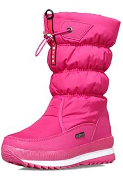 Solshine Damen Halbschaft Gefütterte Wasserdichte Schneestiefel 949 (Pink, numeric_38) von Solshine