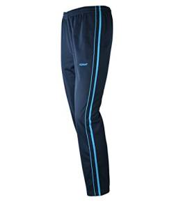 Soltice Jogginghose aus Mikrofaser, Bequeme Freizeithose, leichte Sporthose, schnelltrocknend (M bis 3XL) (M, [B] Navy-Türkis) von Soltice