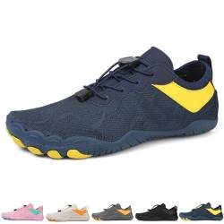 Solutra Barfußschuhe Herren Badeschuhe Damen, Atmungsaktiv Schnell Trocknend Wasserschuhe Damen Aquaschuhe, Unisex rutschfest Schwimmschuhe Damen Strandschuhe (40 EU,Marine) von Solutra