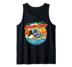 Santa Cruz CA Kalifornien Surfer I Santa Cruz Kalifornien Tank Top von Sommer, Strand & Big Wave Surfer I Damen & Herren