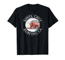 Vintage Surfer California I Retro Santa Cruz Kalifornien T-Shirt von Sommer, Strand & Big Wave Surfer I Damen & Herren