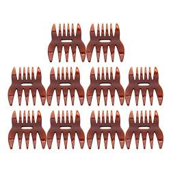 10pcs Hair Stylists Styling Comb, Double Sided Safe Small Men Hair Styling Comb for Barber Hairstylist (#2) von Sonew