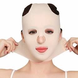 Gesichtsabnehmender Verband, Elastisch Atmungsaktives V-Linien-Gesichtslifting zum Umformen des Gürtels Doppelkinn Reduzieren Sie den Gesichtskorrektor für Männer und Frauen von Sonew