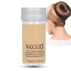 Haarwachsstift Gebrochenes Haar Finishing Wax Stick Antistatische Frisur Gel Wax Stick Haarformungscreme Styling Tool für Unisex 75g von Sonew