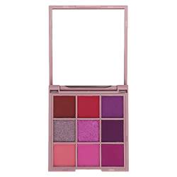 Hochpigmentierte Augen-Make-Up-Palette, 9-Farbige Mattschimmer-Lidschatten-Palette, Lidschatten-Palette, Glitzer-Matt-Lidschatten, Langlebige Augen-Make-Up-Palette (M9-8) von Sonew