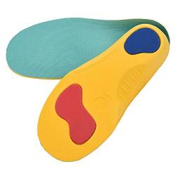 Orthopädische Einlegesohlen für Kinder verhindern Flatfoot Fuß Valgus Fuß Pronation Atmungsaktiv stoßfest 3D Shoe Pads fügt Jungen Mädchen(XL) von Sonew