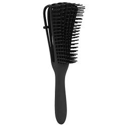 Schwarz Rosa Optionaler Haarmassagekamm, Professionelle Friseurbürste für die Kopfhautmassage von Frauen und Männern, Kamm in Tintenfischform für Langes, Kurzes Haar, Heimsalon, von Sonew