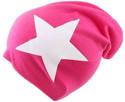 Sonia Originelli Beanie Mütze Kind Stern Kindermütze Farbe Pink von Sonia Originelli