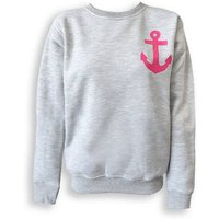 Sonia Originelli T-Shirt Sweatshirt "Anker" Maritim Druck Damen Unifarben Pullover geeignet für: Damen von Sonia Originelli