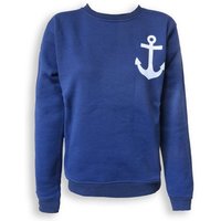 Sonia Originelli T-Shirt Sweatshirt "Anker" Maritim Druck Damen Unifarben Pullover geeignet für: Damen von Sonia Originelli