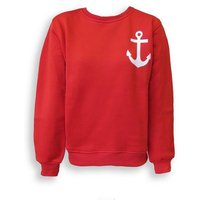 Sonia Originelli T-Shirt Sweatshirt "Meerweh" Anker Maritim Druck Damen Unifarben Pullover von Sonia Originelli