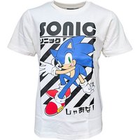 Sonic SEGA T-Shirt SEGA Jungen Kurzarmshirt aus Jersey Gr. 110- 140 cm von Sonic  SEGA
