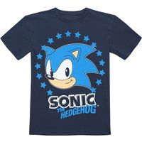 Sonic The Hedgehog - Gaming T-Shirt für Kinder - Kids - Stars - für Mädchen & Jungen - blau von Sonic The Hedgehog