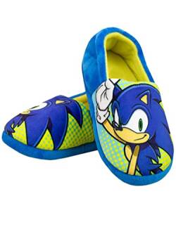 Sonic The Hedgehog Jungen Hausschuhe Blau 22 von Sonic The Hedgehog