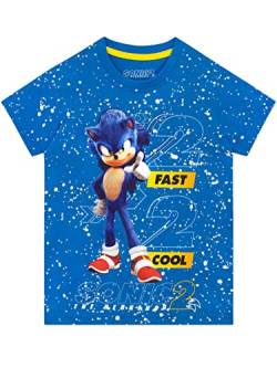 Sonic The Hedgehog Jungen T-Shirt Blau 146 von Sonic The Hedgehog