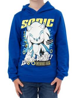 Sonic The Hedgehog Kapuzenpullover | Sonic Hoodie Kinder | Kapuzenpullover für Jungen | Blau | 116 von Sonic The Hedgehog