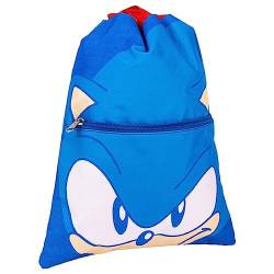 Sonic The Hedgehog Rucksack für Jungen, Kinderrucksack, Kinderturnbeutel, Schultasche, Reisetasche, Multifunktionstasche, Geschenk für Kinder von Sonic The Hedgehog