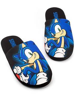 Sonic Die Igel-Hausschuhe Herren Slip On Game House Schuhe Müßiggänger 43-44 EU von Sonic the Hedgehog