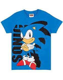 Sonic The Igel T Shirt Jungen Blue Supersonic Game Kinder Top 11-12 Jahre von Sonic the Hedgehog