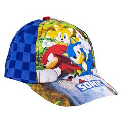 Sonic the Hedgehog Hut für Jungen, Baseball Kappe, Sonic Der Igel Miles 'Tails' Prower und Knuckles die Edchina Design, Sommermütze, Geschenk für Kinder von Sonic the Hedgehog